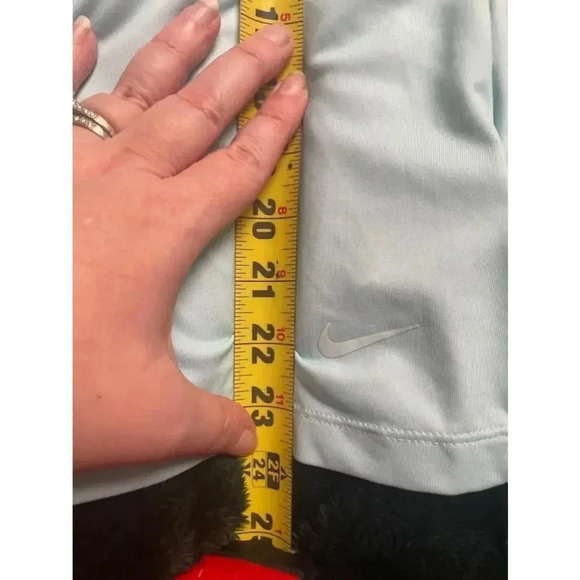 Women's Nike‎ Dri-Fit Standard Fit Sleeveless Polo Shirt - Light Blue - M - Picture 6 of 8